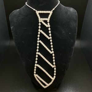 Pearl Necktie Necklace